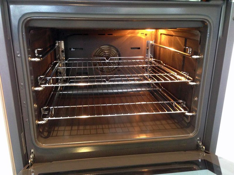 Opened Cleaned Oven