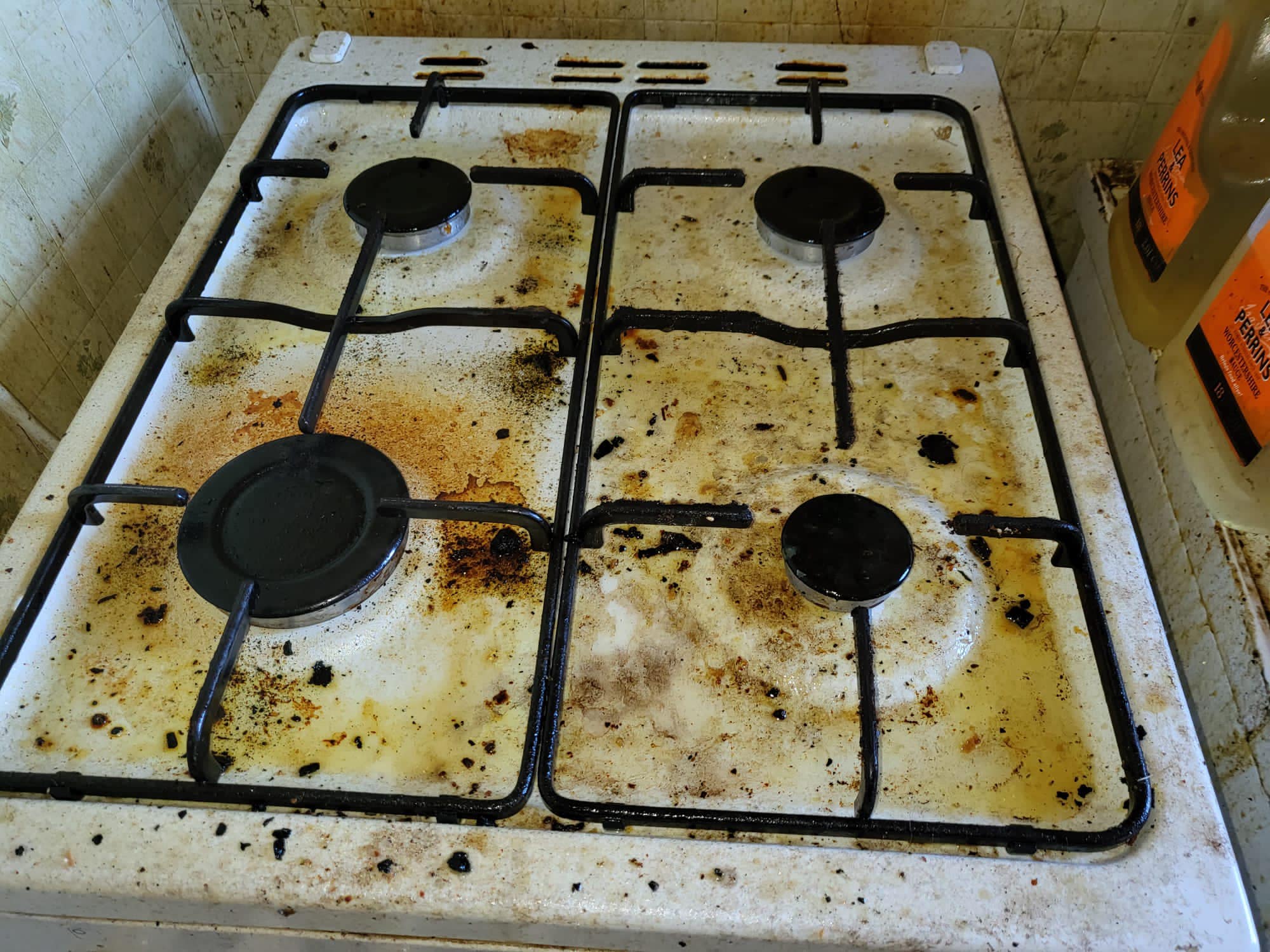 Oven Cleaning-Before